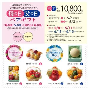 新宿高野 母の日・父の日ペアギフト