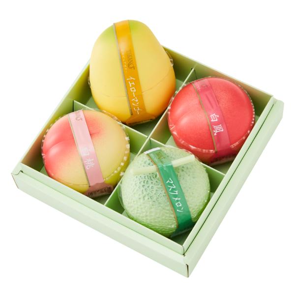 【公式】 新宿高野 ギフト プレゼント 残暑お見舞い お祝い お土産 果実ピュアゼリー４入E #29...