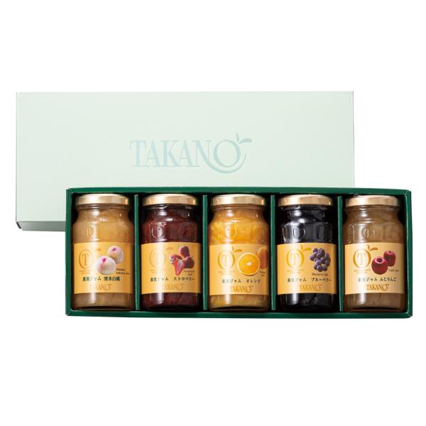 【公式】新宿高野 お歳暮 ギフト 贈り物 フルーツ 内祝い 誕生日 お祝い 御礼  果実ジャム5入（...