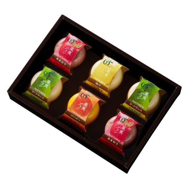 【公式】新宿高野 お歳暮 ギフト 贈り物 フルーツ 内祝い 誕生日 お祝い 御礼  果実プリン6入