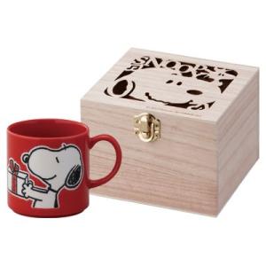 ハーモニック ピーナッツ snoopyスヌーピー 木箱入マグ（best friends