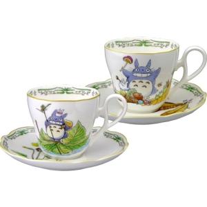 Noritakeとなりのトトロ カップ＆ソーサー＋大皿セット　　箱付き となりのトトロ ノリタケ カップ&ソーサーと大皿セット