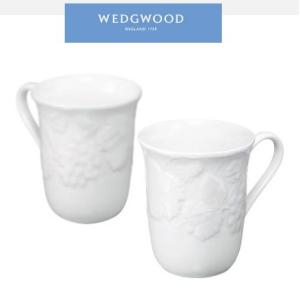 WEDGWOOD ウェッジウッド ストロベリー＆バイン ペアマグカップ｜takano-gift