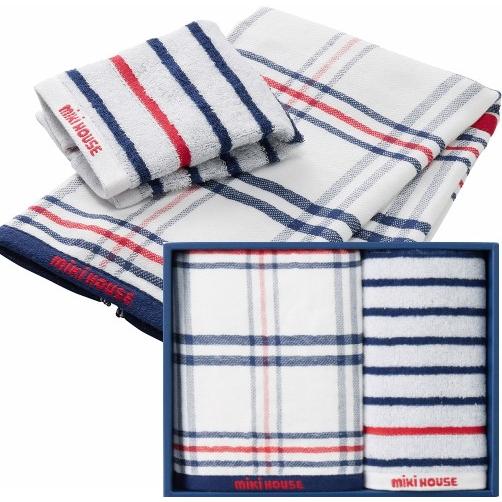 MIKIHOUSE ミキハウスフェイス＆ミニタオルセット