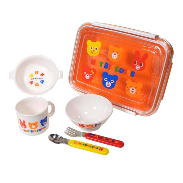 ミキハウス　ホットビスケッツランチボックスセット　76-7023-146