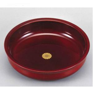 みよし漆器本舗 紀州塗り 6寸 菓子器 菓子鉢 蓋付き 溜 里桜 お菓子