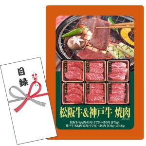 賞品目録キット 松阪牛＆神戸牛 焼肉セット (A4パネルになります）
