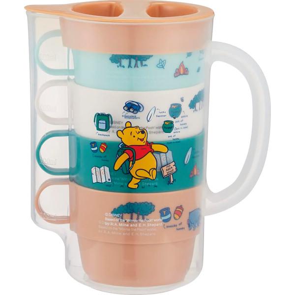 くまのプーさん　スタッキングコップ４個セット（ケース付）