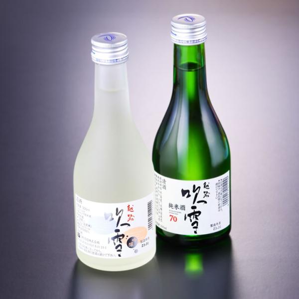 お歳暮 お年賀 日本酒 越路吹雪 純米酒 吟醸酒 飲み比べセット ミニ 300ml 2本 辛口 お酒...