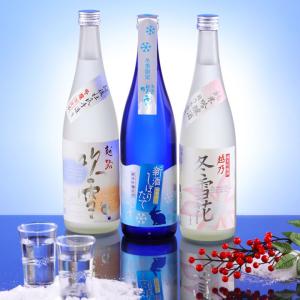 冬季限定 日本酒セット 飲み比べ 新酒しぼりたて 入り 日本酒 飲み比べセット 720ml 3本 辛口 お酒 原酒 お歳暮 お年賀 ギフト プレゼント 新潟 高野酒造 爆買