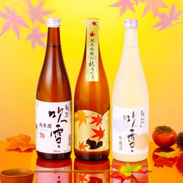 秋季限定 日本酒セット ギフト プレゼント 日本酒 秋あがり 入り 飲み比べセット 720ml 3本...