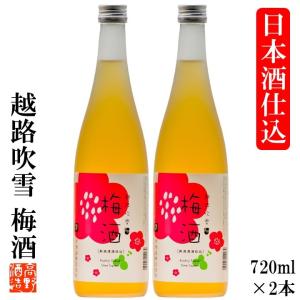 お歳暮 御歳暮 梅酒 日本酒仕込み 越路吹雪 720ml 2本