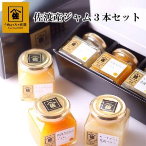 うめぇっちゃ佐渡 こだわりジャム・バター 3個セット 箱入 瓶詰め バレンタイン ギフト プレゼント 新潟 佐渡産 国内加工 お礼 お祝い 内祝い お返し お土産