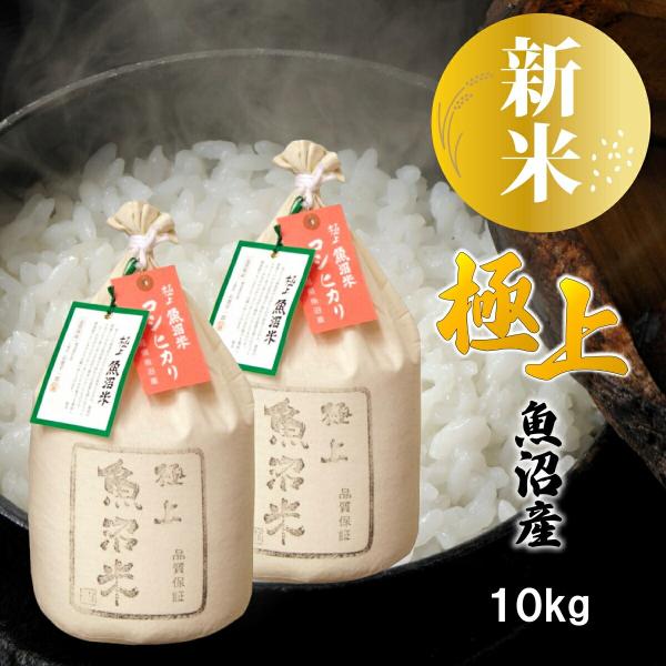 お歳暮 新米 令和7年産 米 10kg(5kg×2袋) 極上 魚沼米 コシヒカリ 新潟県産 お米 1...