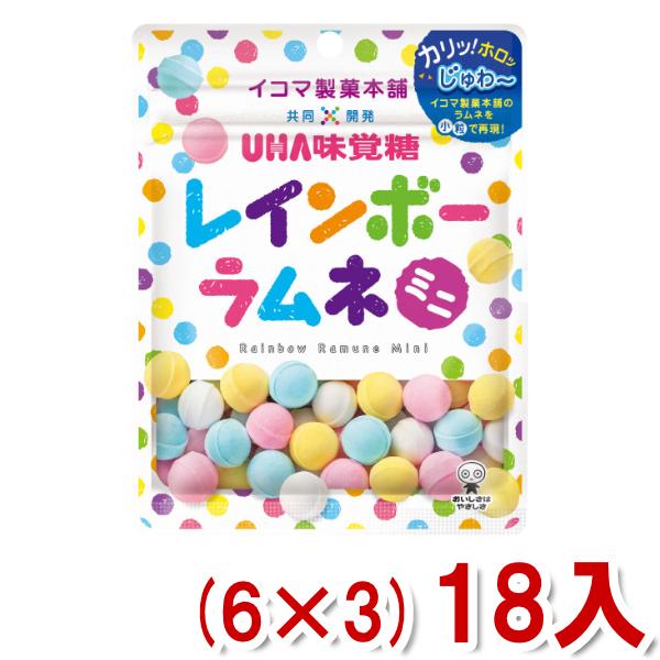 味覚糖 30g レインボーラムネミニ (6×3)18入 本州一部送料無料