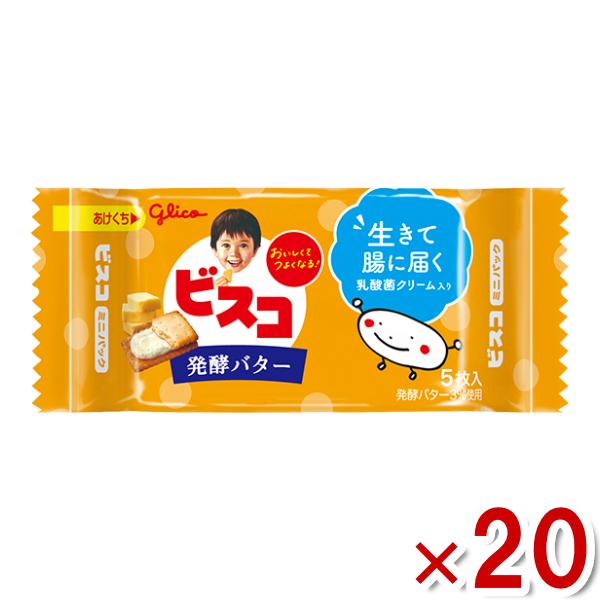 江崎グリコ ビスコミニパック 発酵バター 5枚×20入 (ポイント消化)(CP) (賞味期限2024...