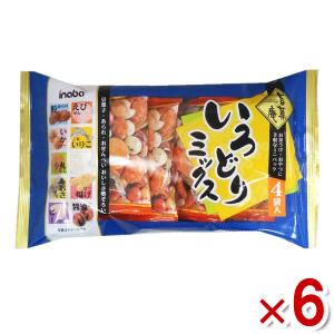 稲葉ピーナツ いろどりミックス 90g×6袋 (おつまみ 米菓 豆菓子 お菓子 まとめ買い) (Y80) 本州一部送料無料｜ゆっくんのお菓子倉庫ヤフー店