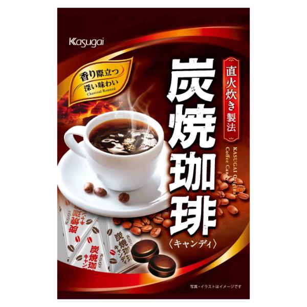 春日井 炭焼珈琲 100g×12入 (コーヒーキャンディ 飴 あめ キャンディ お菓子 おやつ まと...