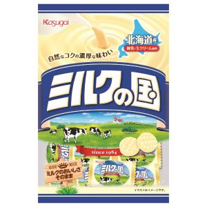 春日井 ミルクの国 125g×12入 (ミルクキャンデー キャンディ 飴 あめ お菓子 おやつ まとめ買い)｜takaoka