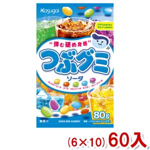 Kasugai 春日井製菓 80g つぶグミ ソーダ (6×5)30袋入 (グミ