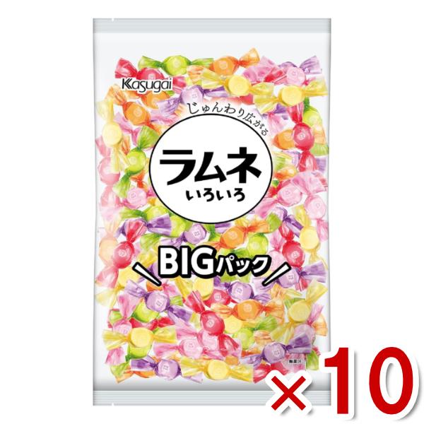 春日井製菓 大袋ラムネいろいろ 700g×10袋入 (業務用 個包装 大量 お菓子 景品 ばらまき)...