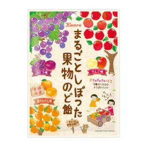カンロ まるごとしぼった果物のど飴 (ぶどう味・...の商品画像