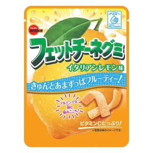 ブルボン フェットチーネグミ イタリアンレモン味 50g×10入 (レモン グミ お菓子 おやつ 景品 まとめ買い)｜takaoka