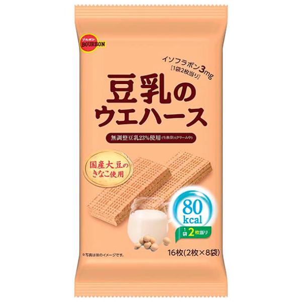 ブルボン 豆乳のウエハース 16枚×6入 (お菓子 おやつ)