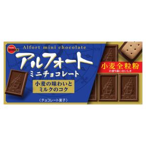 ブルボン アルフォートミニチョコレート 12粒×10入 (お菓子 おやつ チョコレート ビスケット)｜takaoka