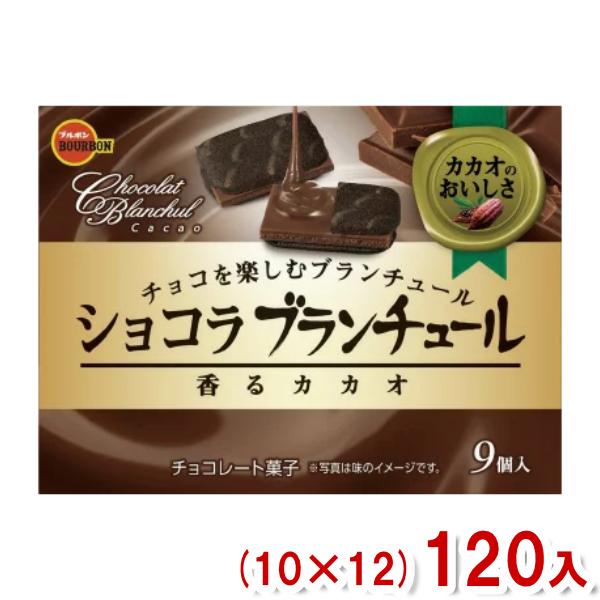 ブルボン 9枚 ショコラブランチュール 香るカカオ (10×12)120入 (Y12)(ケース販売)...