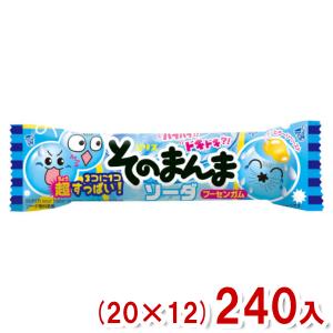 コリス そのまんま ソーダ フーセンガム (20×12)240入 (駄菓子 ソフトガム お菓子) (Y10)(ケース販売) 本州一部送料無料｜takaoka