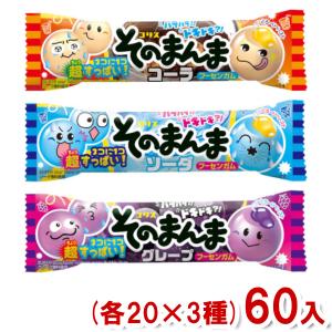 そのまんまソーダガム 40円 そのまんまガム 20入 ソーダ【駄菓子】 : イベント用品問屋