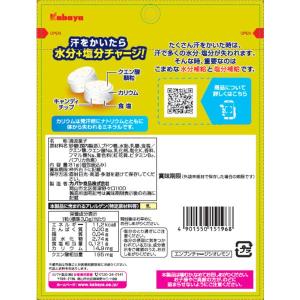 カバヤ 81g 塩分チャージタブレッツ 塩レモ...の詳細画像2
