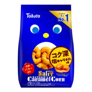 東ハト ソルティキャラメルコーン 67g×12入 (塩キャラメル スナック お菓子 おやつ 景品 販促品 まとめ買い) スナック菓子の商品画像