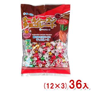 チーリン 300g オールシーズンチョコ (12×3)36入 (業務用 ひねりチョコ玉 大量 徳用) (Y12)(3ケース販売) 本州一部送料無料｜takaoka