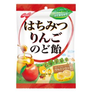 NOBEL ノーベル はちみつりんごのど飴 110g×4袋セット (ポイント消化