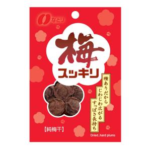 なとり 梅スッキリチャック付 14g×10入 (干し梅 塩分補給 熱中症対策 お菓子 まとめ買い)