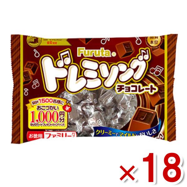 フルタ ドレミソングチョコ 164g×18袋 (ミルク チョコレート お菓子) (ケース販売)(Y1...