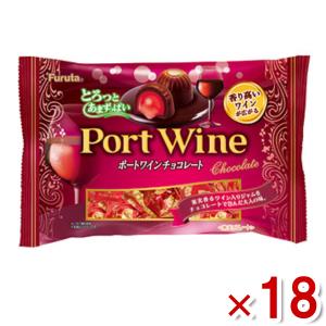 フルタ ポートワインチョコ 135g×18袋入 (チョコレート お菓子 大袋 まとめ買い) (ケース販売)(Y10) (new) 本州一部送料無料｜takaoka