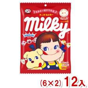 不二家（FUJIYA） ミルキー 袋 100g×6入 (ソフトキャンディ ペコちゃん