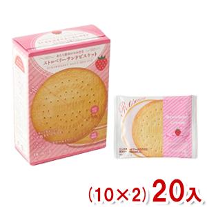 前田製菓 1枚×4袋 ストロベリーサンドビスケット リサーチ 10箱入 (お