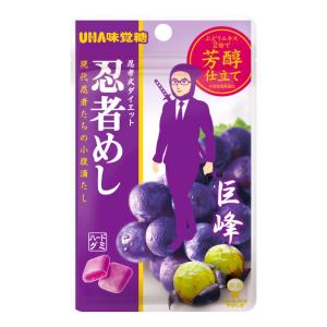 UHA味覚糖 UHA 味覚糖 忍者めし 鉄の鎧 グレープ味 40g ×2袋 UHA味覚糖 UHA 味覚糖 忍者めし 鉄の鎧 グレープ味 40g ×2袋