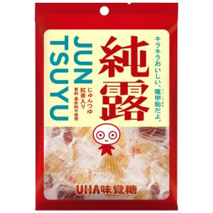 味覚糖 純露 じゅんつゆ 120g×6袋入 (飴 キャンディ べっこう飴 お菓子 まとめ買い)｜takaoka