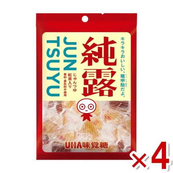 味覚糖 純露 じゅんつゆ 120g×4袋セット (ポイント消化) (CP)(賞味期限2025.2月末...