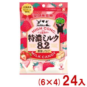 特濃ミルク8.2 味覚糖 濃香いちご 75g×4入 (ポイント消化) (CP) (賞味