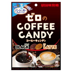 味覚糖 ノンシュガー ゼロのコーヒーキャンディ 65g×6入 (珈琲 飴 キャンデー お菓子 おやつ 景品 まとめ買い)｜takaoka