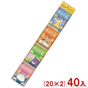 おやつカンパニー 子供 景品 ポケモン ポテト丸 うすしお味 4連 20袋入
