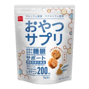 おやつカンパニー おやつサプリ みそ味 32g×12入 (機能性表示食品 睡眠サポート スナック お菓子 おやつ)｜takaoka