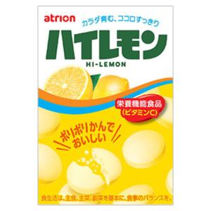 アトリオン製菓 ハイレモン 18粒×10入 (栄養機能食品 ビタミンC タブレット お菓子 おやつ 駄菓子)｜takaoka