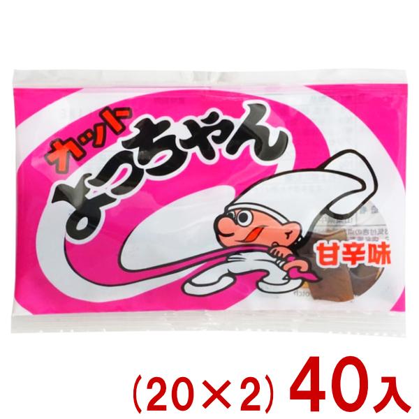 よっちゃん食品 6g カットよっちゃん 甘辛味 (20×2)40入 (駄菓子 珍味 おつまみ イカ ...